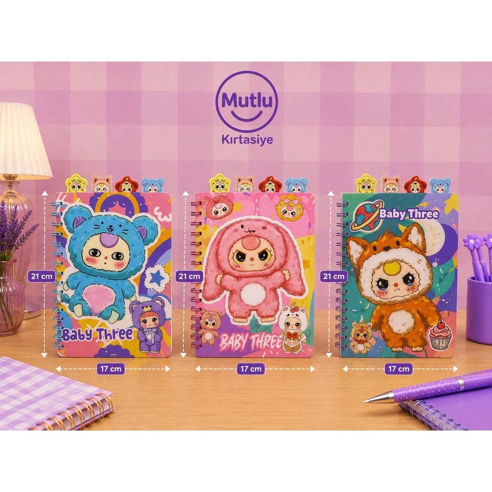 BABY THREE AYRAÇLI DEFTER