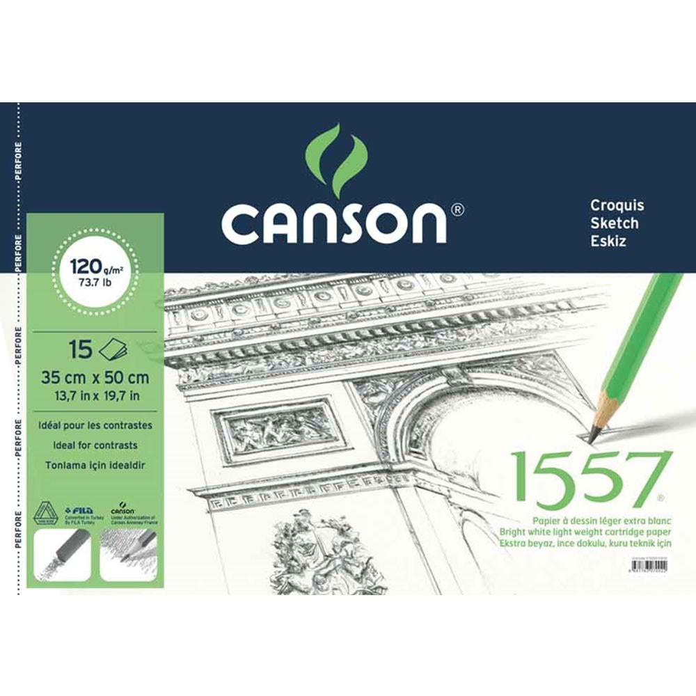 CANSON 120 GR 35x50 ÇİZİM DEFTERİ 15 YP