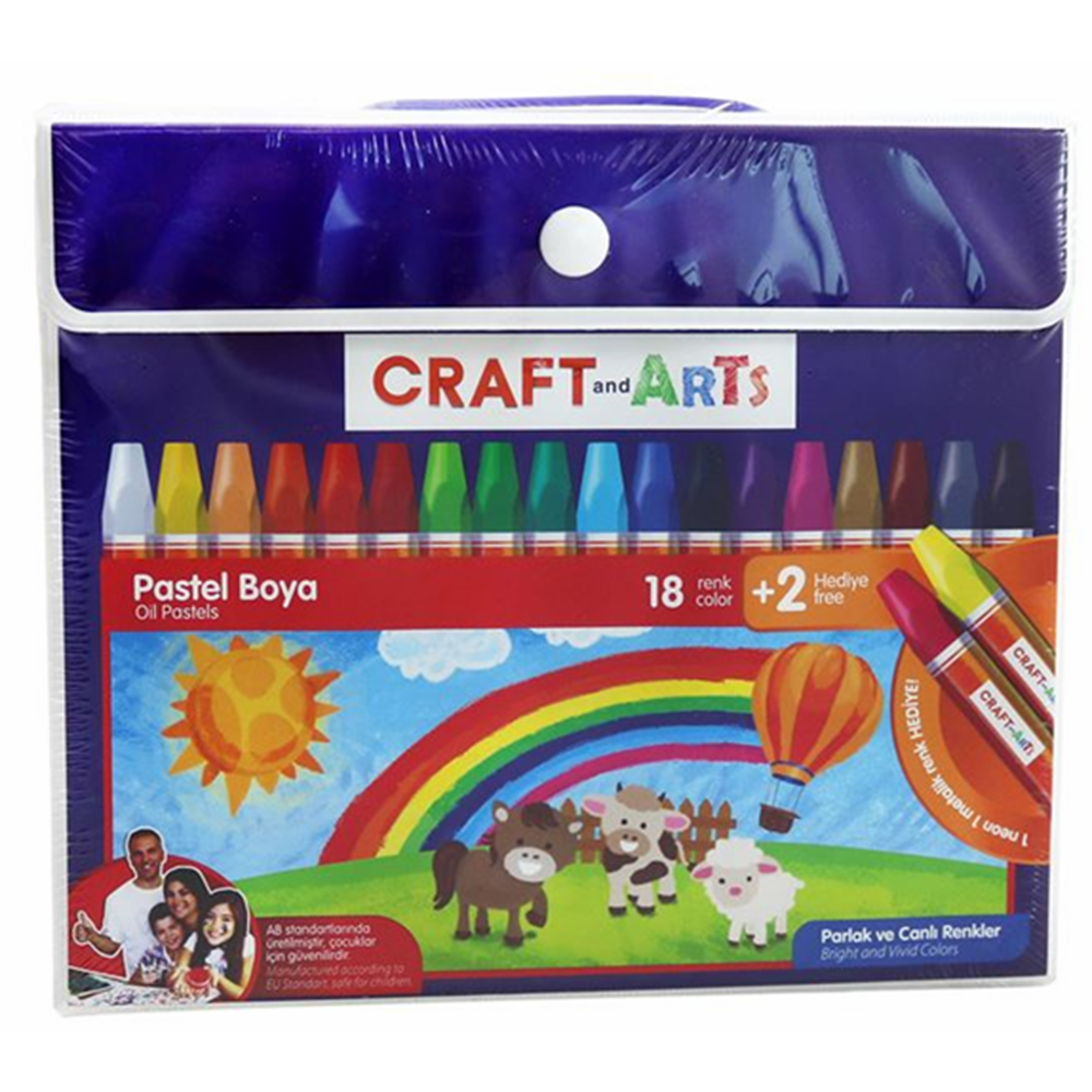CRAFT AND ARTS 18+2 PASTEL ÇANTALI