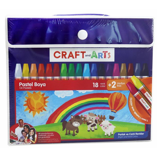 CRAFT AND ARTS 18+2 PASTEL ÇANTALI