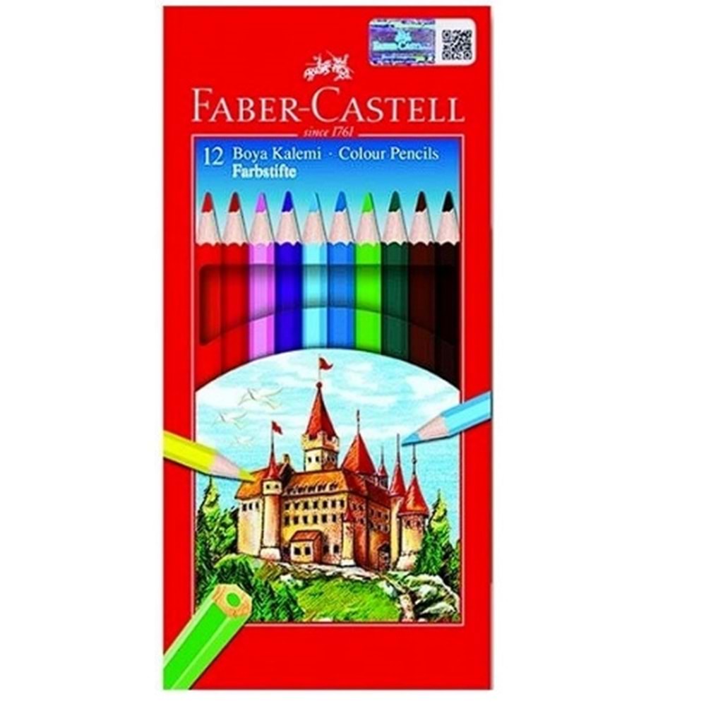 FABER CASTELL 12Lİ KARTON KUTU