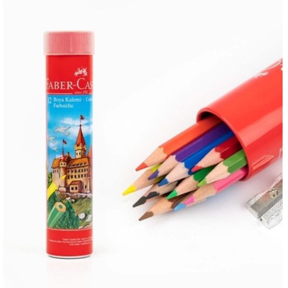 FABER METAL SİLİNDİR 12Lİ KURUBOYA