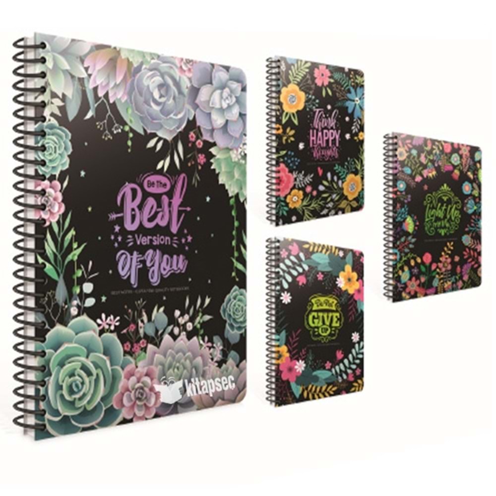 GIPTA BEST NOTES 100YP KARELİ SPİRALLİ KARTON KAPAK DEFTER