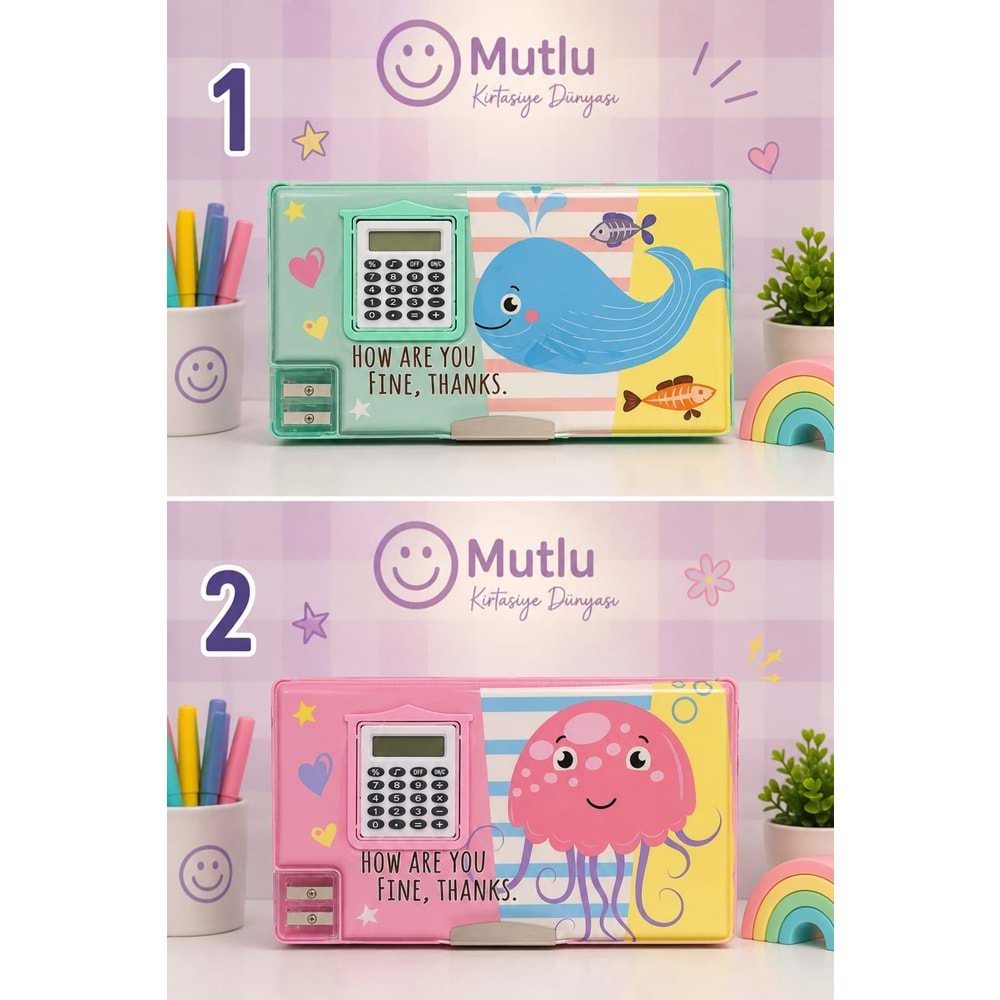 HESAP MAKINALI SERT KALEM KUTUSU