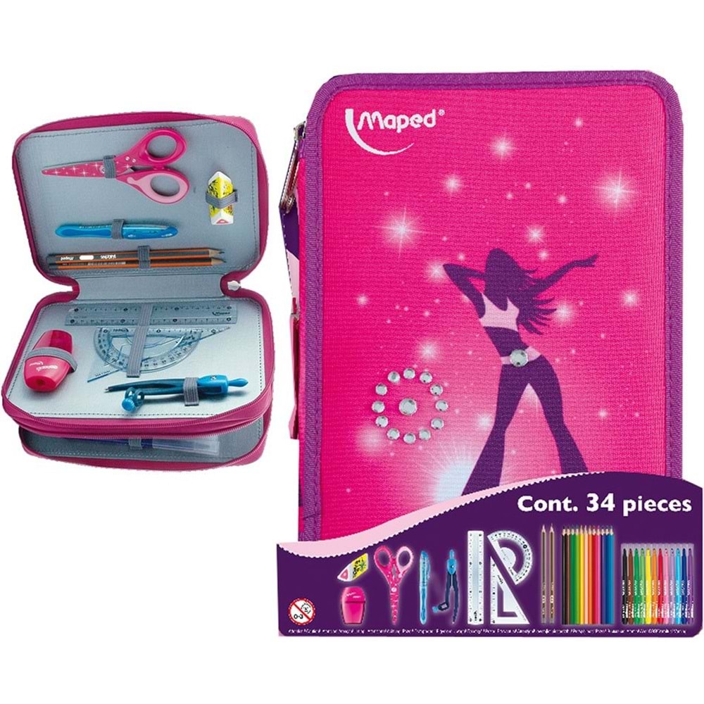 MAPED GIRLY İÇİ DOLU KALEMKUTU