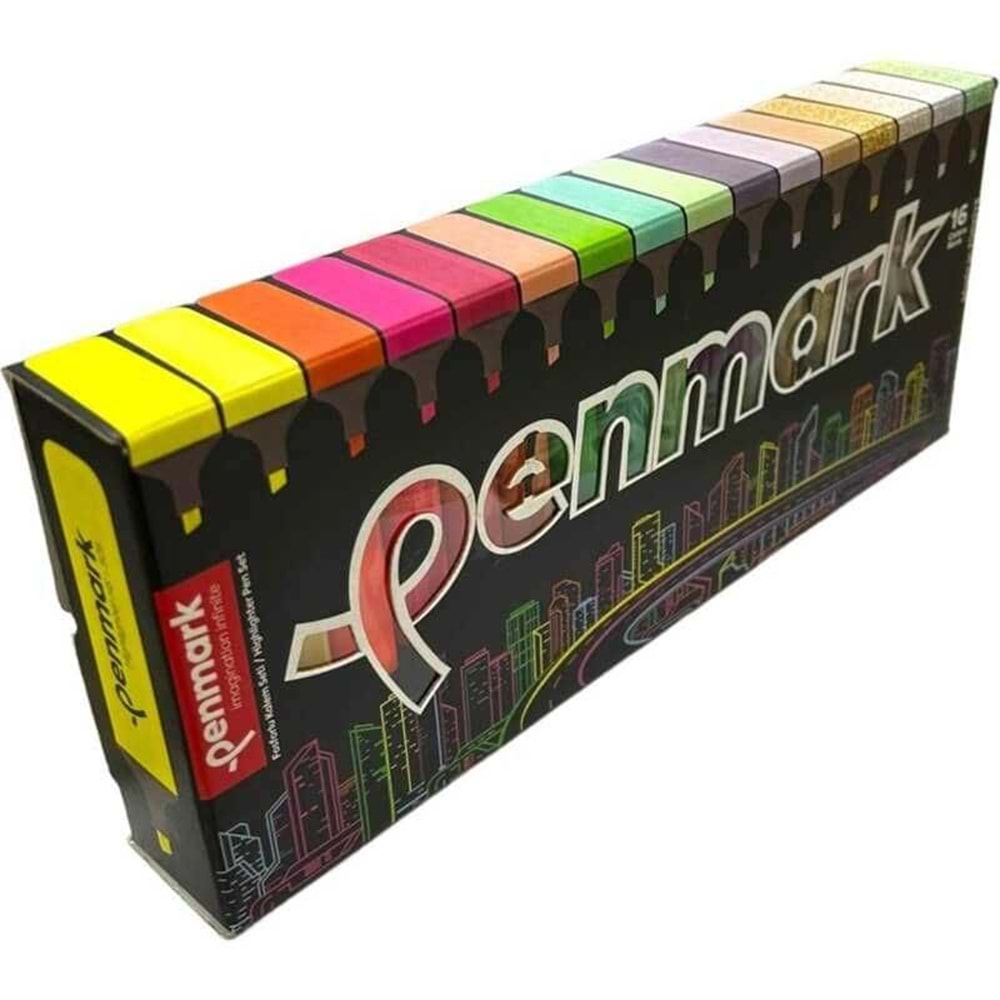 PENMARK 16 LI FOSFORLU KALEM SETİ
