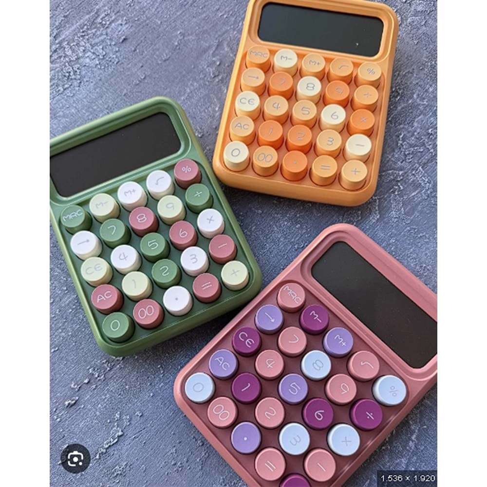 RUNZON PASTEL RENKLER HESAP MAKİNASI