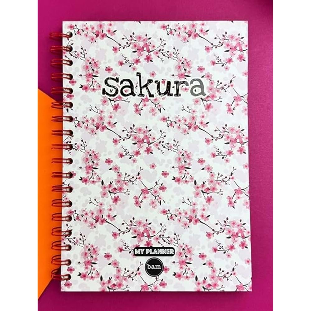 SAKURA TASARIMLI KONUŞAN AJANDA