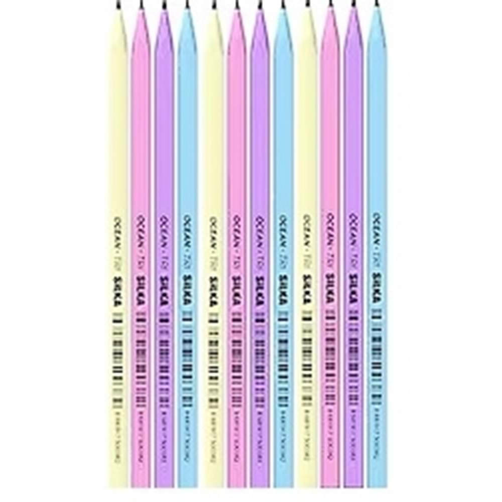 SİLKA PASTEL RENKLİ KURŞUN KALEM