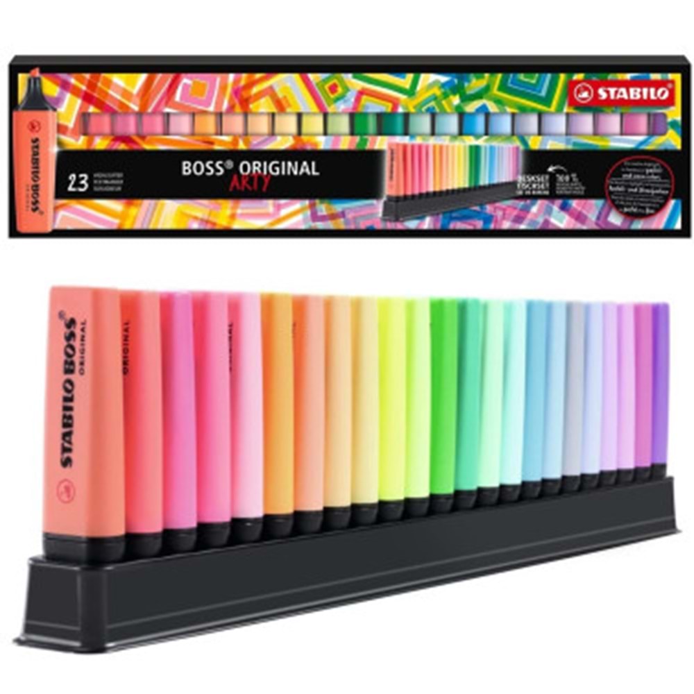 STABİLO BOSS ORİGİNAL ARTY 23LÜ SET