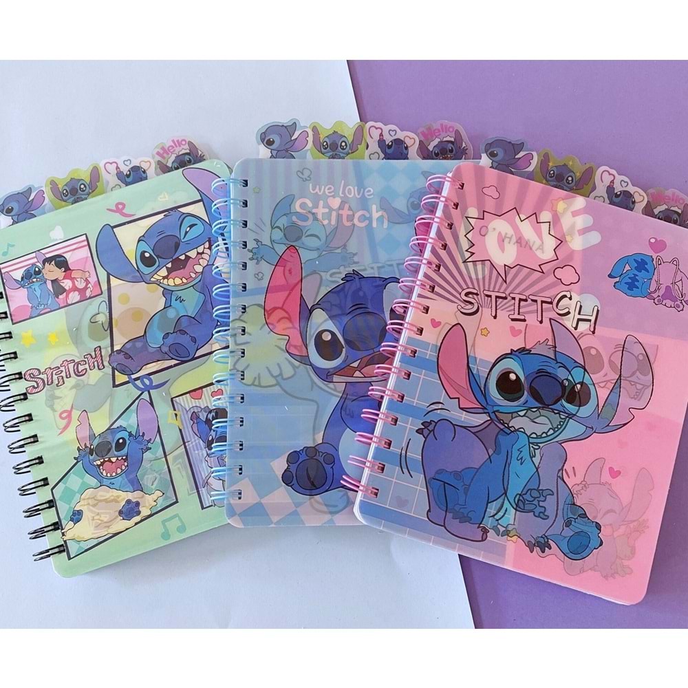 STİTCH HOLOGRAMLI BÖLÜMLÜ DEFTER