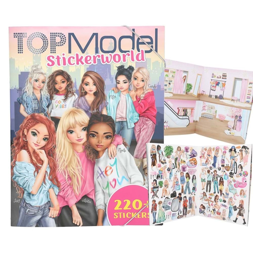 TOPMODEL PARTY STİCKER WORLD